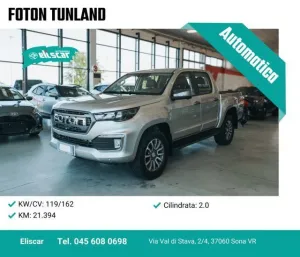 Other FOTON Tunland G7 Tunland G7 2.0 TDI Doppia Cabin
