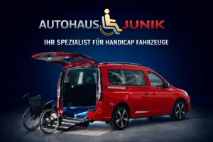 Volkswagen Caddy Maxi 1,6-Behindertengerecht-Rampe-Kopf