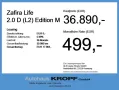Opel Zafira Life 2.0 D (L2) Edition M 8-Sitze 2xKlima