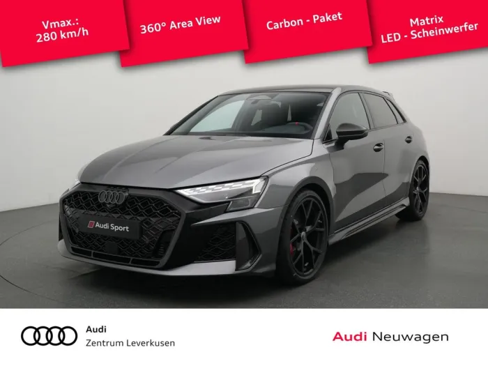 Audi RS3 PANO MATRIX LEDER MEMORY HUD KAM360° NAVI