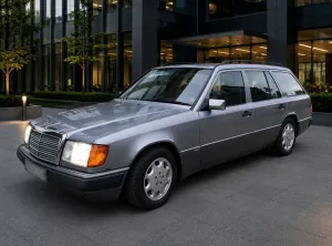 Mercedes-Benz PERLMUTTGRAU SCHLACHTFEST S124 W124 Merced...