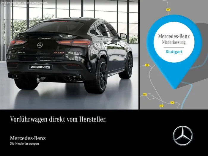 Mercedes-Benz GLE 53 HYBRID Coupé 4M NIGHT+PANO+360+AHK+22