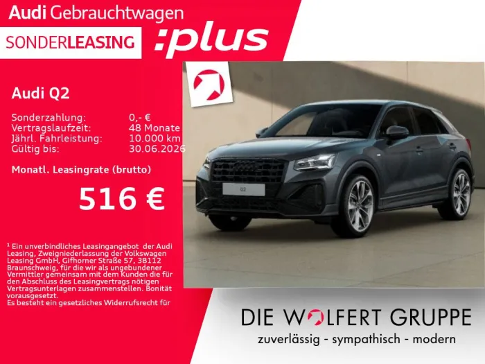 Audi Q2 S line 35 TDI S tronic*AHK*MATRIX*NAVI*ACC*