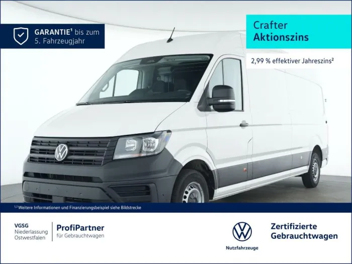 Volkswagen Crafter Kasten langer Radstand Vorb. AHK Rear