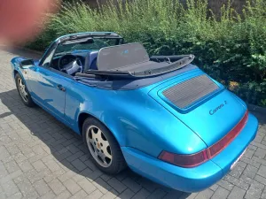 Porsche 964C2cabrio deutsch Airbags Klima ufrei 84200 km