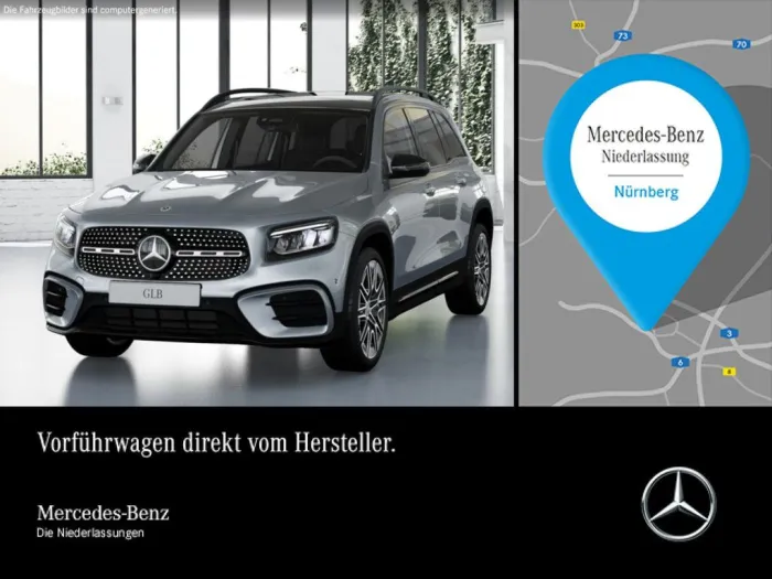 Mercedes-Benz GLB 200 AMG+NIGHT+PANO+360°+AHK+LED+TOTW+7G