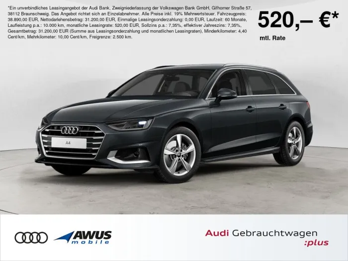 Audi A4 Avant 35 2.0 110kW TFSI advanced