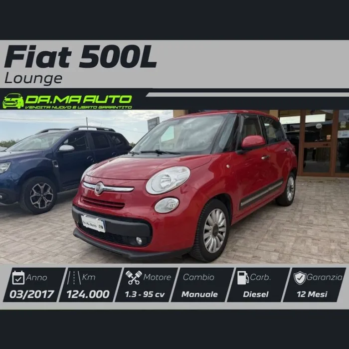 Fiat 500L 1.3 Multijet 95 CV Lounge 2017
