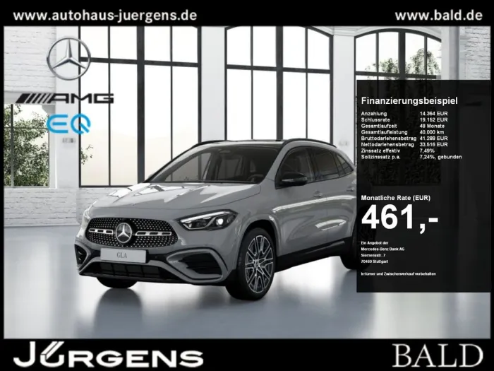 Mercedes-Benz GLA 220 d 4M AMG-Sport/MLB/360/Pano/AHK/Night/20