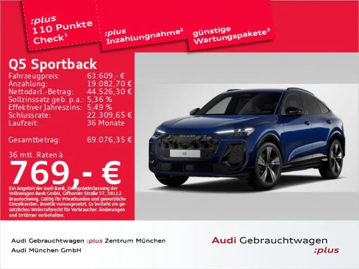 Audi Q5 Sportback NEU TDI qu. S tronic S line Edition