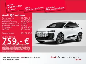 Audi Q6 e-tron perf. S line Pano/LuftFed/ACC/AHK