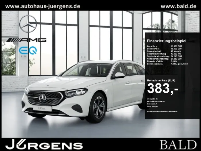 Mercedes-Benz E 200 T-Modell Avantgarde+Distr+Ambiente+ILS+AHK