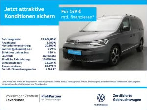 Volkswagen Caddy Maxi Style 7-SITZE ACC AHK NAVI PDC LED