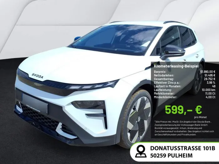 Skoda Elroq RS Lounge ACC HUD NAVI MATRIX-LED AHK 360°