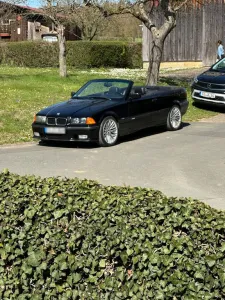 BMW E36 Cabrio  H-Zulassung - Schwarz 2 -...