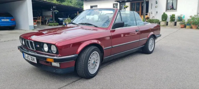 BMW E30 320i Cabrio Calypsorot VFL TÜV und...