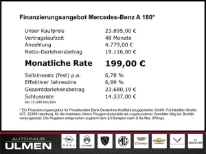Mercedes-Benz A 180 ''Progressive'' Navi Rückfahrkamera Sitzhe