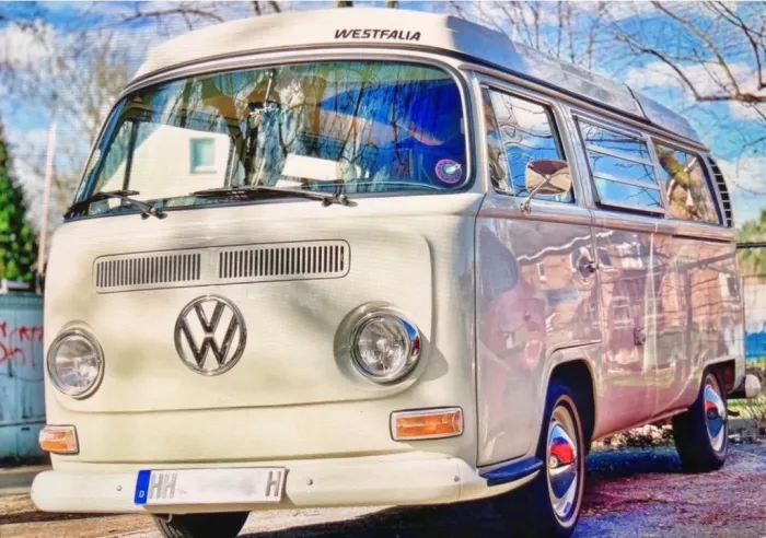 Volkswagen T2a Westfalia 1968 Traumwagen  in perlweiß 