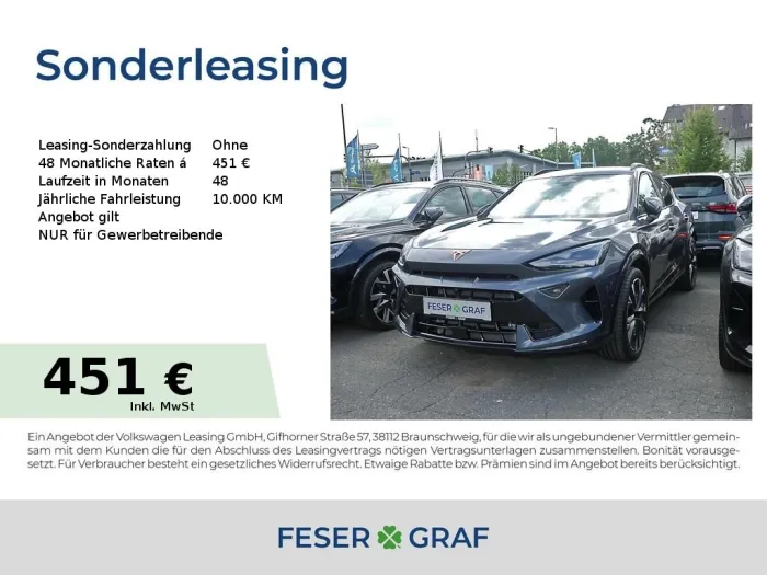 Cupra Formentor VZ 1.5 e-Hybrid DSG 360° Matrix Navi