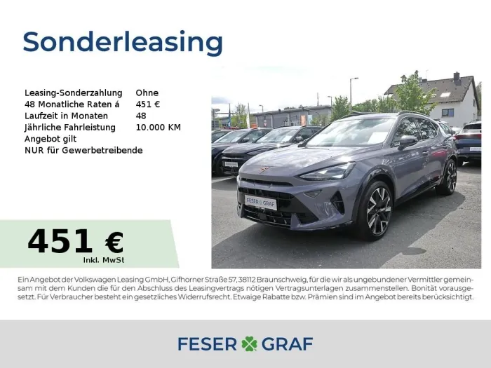 Cupra Formentor VZ 1.5 e-Hybrid DSG 360° Matrix Navi