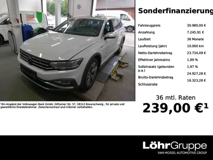Volkswagen Passat Alltrack 2.0 TDI DSG 4Motion AHK