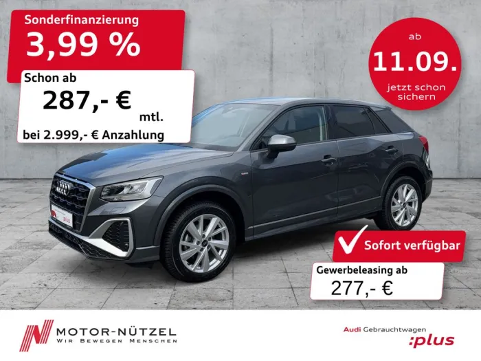 Audi Q2 30 TDI S-LINE LED+RDK+GRA+SHZ+LM
