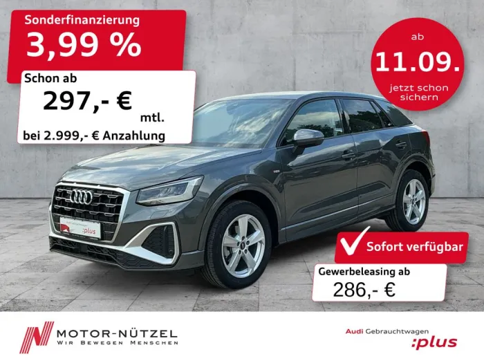 Audi Q2 30 TDI S-LINE LED+RDK+GRA+SHZ+LM