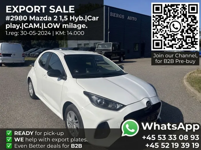 Mazda 2 Hybrid.-Car play.-CAM.-ACC.-LOW milage.-#2980