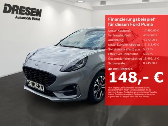 Ford Puma ST-Line 1.0 Mild-Hybrid 125PS/Kamera/Navi