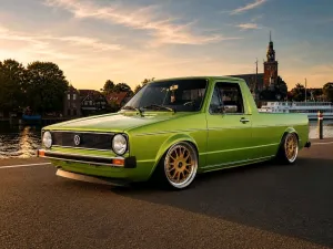 Volkswagen Golf 1 Caddy mit G60 Motor.