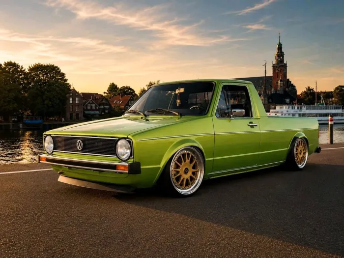 Volkswagen Golf 1 Caddy mit G60 Motor.