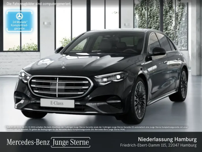 Mercedes-Benz E 450 d 4M ExclusivePrem/Pano/AHK/360/Burm4D/Mem