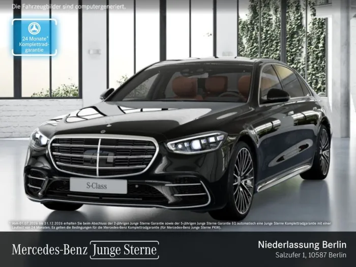 Mercedes-Benz S 450 4M Lang AMG/Chauff/Fahrass/Burm/Servo/Pano