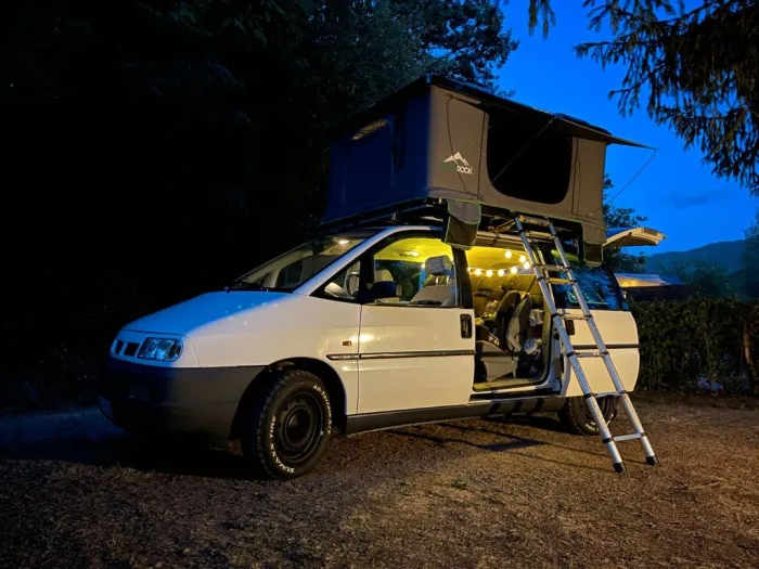 Fiat FIAT ULYSSE Camper Van Dachzelt Oldtimer W...