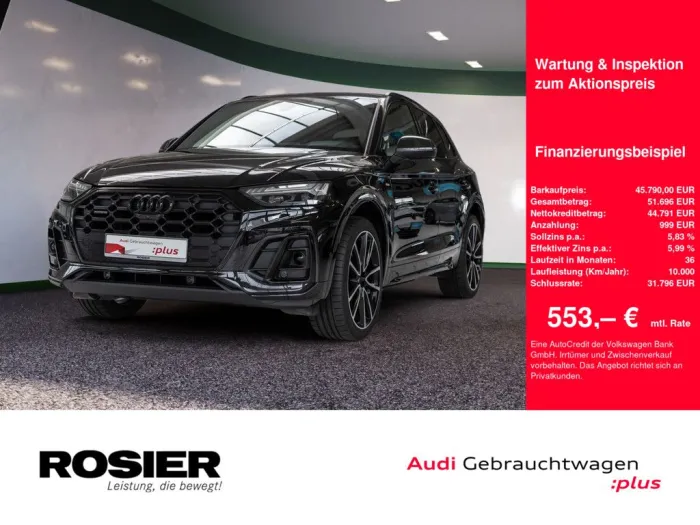 Audi Q5 S line 40 TDI quattro S tronic AHK STANDHZ.