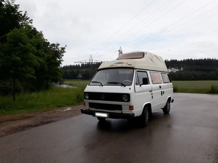 Volkswagen VW Bus Turbodiesel T3 mit Westfalia Hochda...