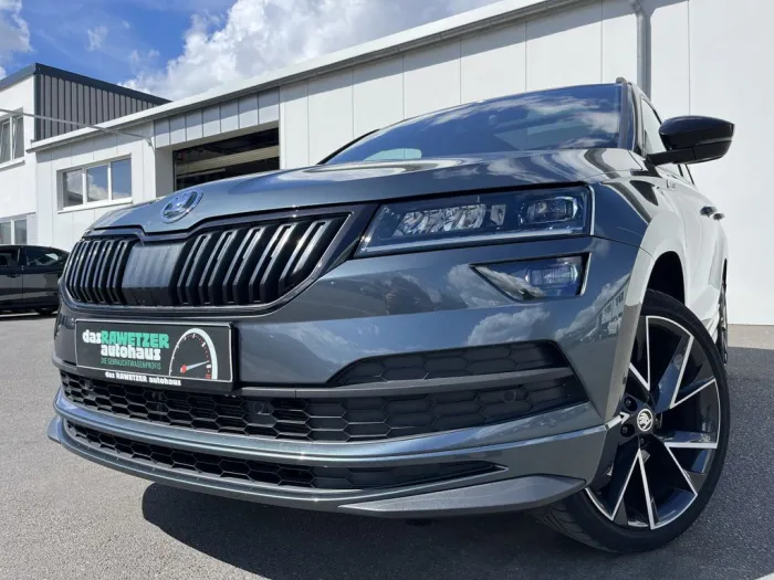 Skoda Karoq 1.5 TSI Sportline 163€ m.20% Anz. AHK PANO