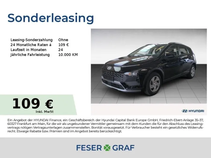 Hyundai Bayon SELECT NAV KLIMA USB CAM ALLWETTER CARPLAY