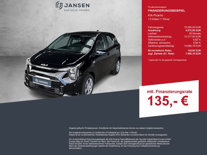Kia Picanto 1.0 Edition 7 *Klima*