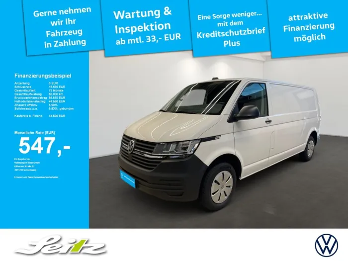 Volkswagen T6.1 Transporter Kasten 2.0 TDI KR *TEMPOMAT*KAM
