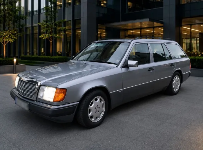 Mercedes-Benz PERLMUTTGRAU SCHLACHTFEST S124 W124 Merced...