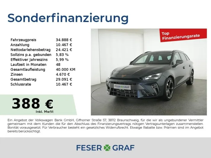 Cupra Leon Sportstourer 1.5 eTSI DSG Winter+Edge-Paket
