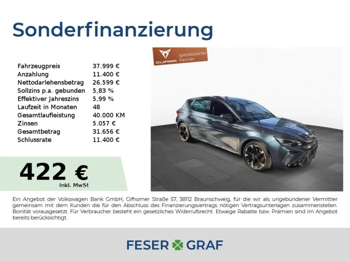 Cupra Leon 1.5eTSI DSG Edge+Winter+Drive-Paket