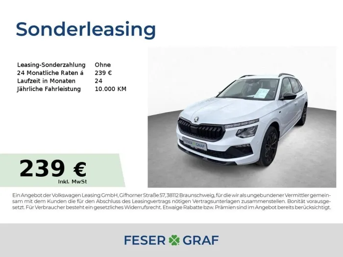 Skoda Kamiq Tour 1,0 TSI/116 PS/DSG/AHK