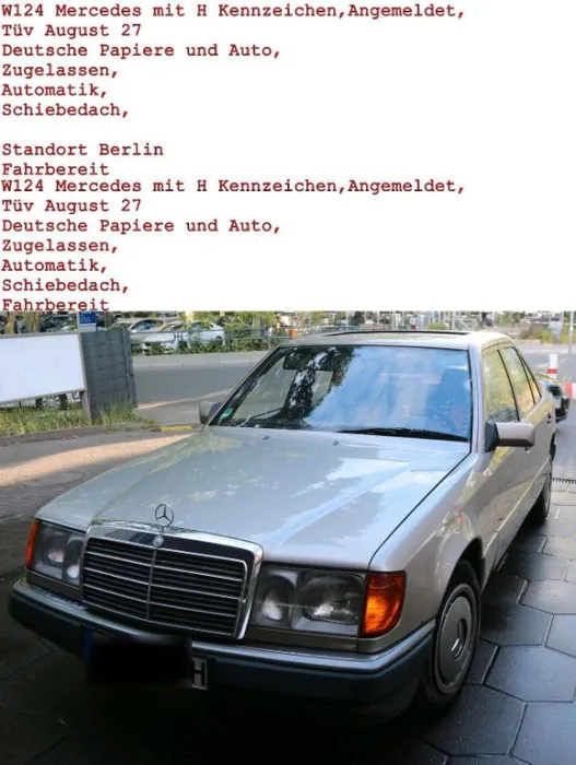 Mercedes-Benz Mercedes W124 200 E, Tüv Aug 27,Oldtimer,H...