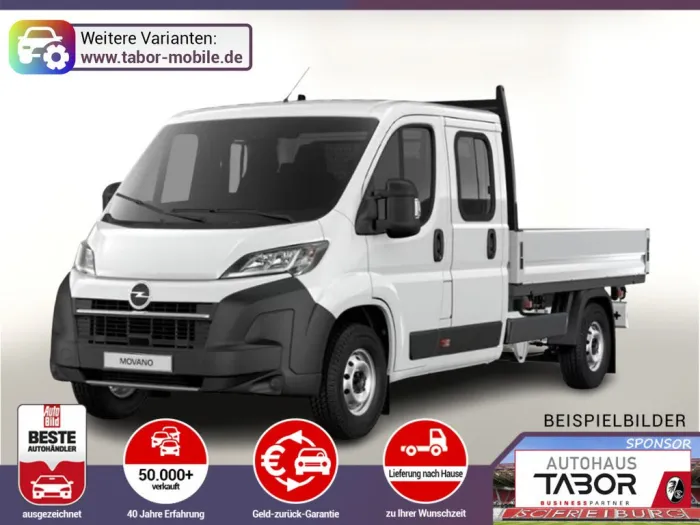 Opel Movano Pritsche Doka 35 L3 AppleC Kam UVP-44%*
