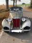 MG TD Roadster Oldtimer in gold-met von 1953