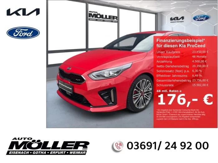 Kia ProCeed GT 1.6T Komfort DCT7 Navi JBL AHK LED Me