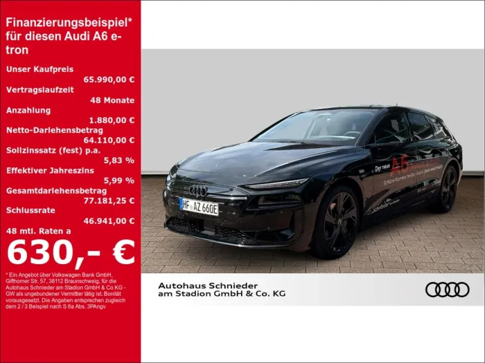 Audi A6 e-tron AVANT E-TRON PERFORM. LED,PANO,TECH PL