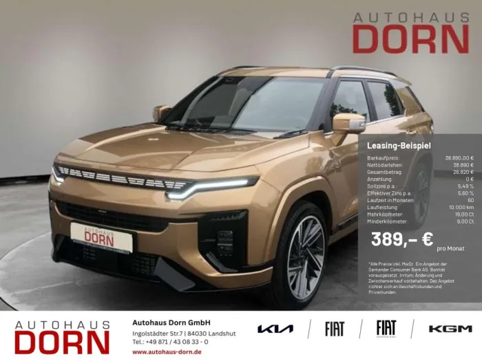 KGM Actyon Lux 1.5 AT6 360 Kamera 20 LMF Sitzheizun